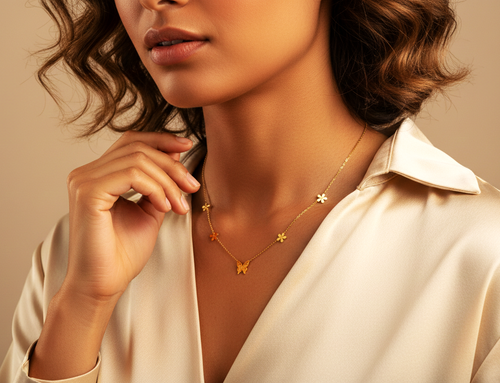 Aurelia Bloom Butterfly Necklace