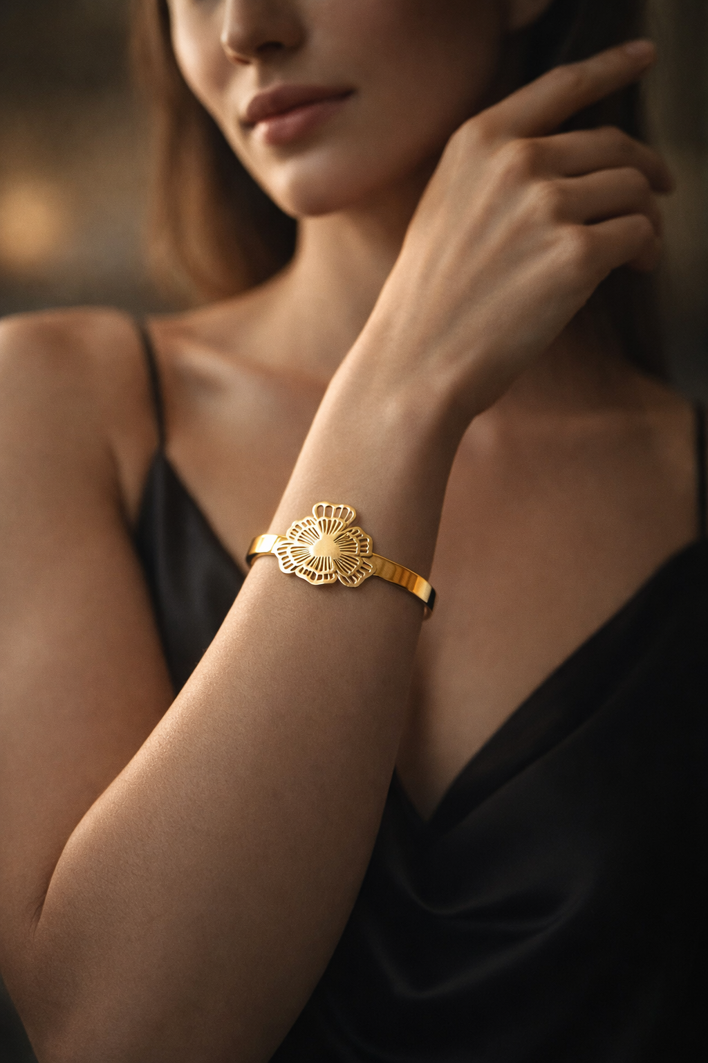Golden Bloom Luxe Bracelet