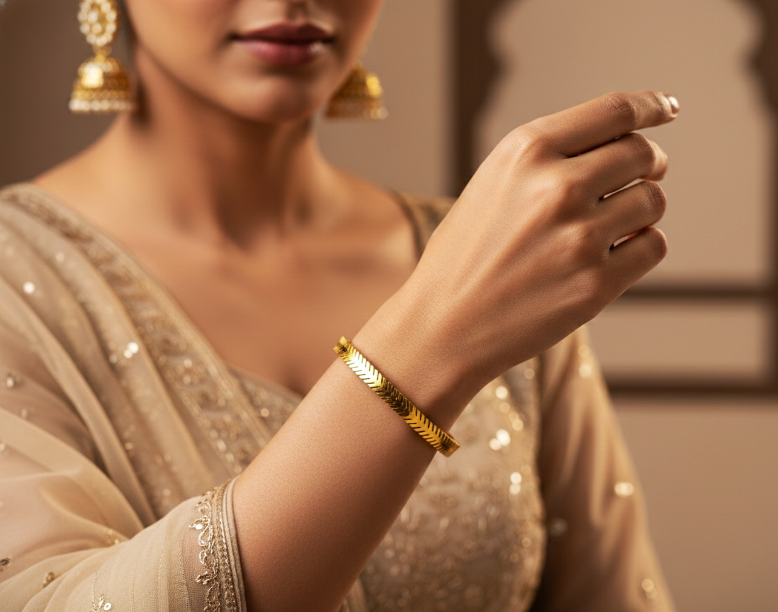 Aurelia Chevron Luxe Bracelet