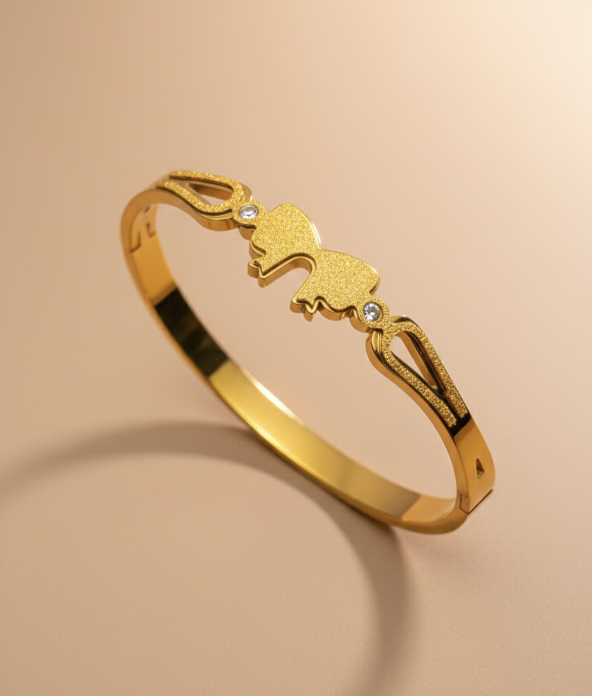 Imperial Ribbon Gold Bracelet