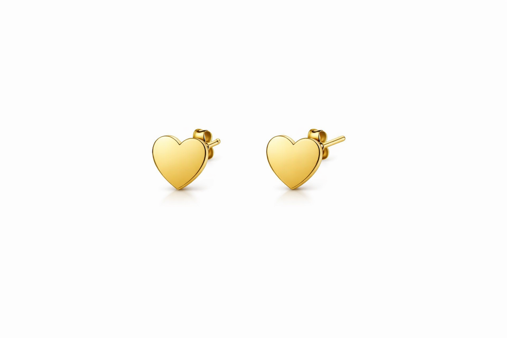 Classic Heart Studs