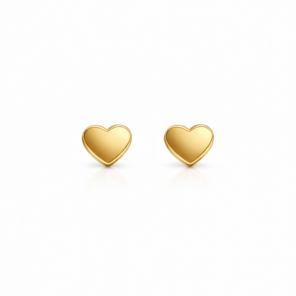 Classic Heart Studs