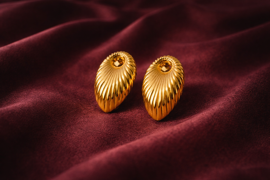 Celeste Radiant Gold Studs