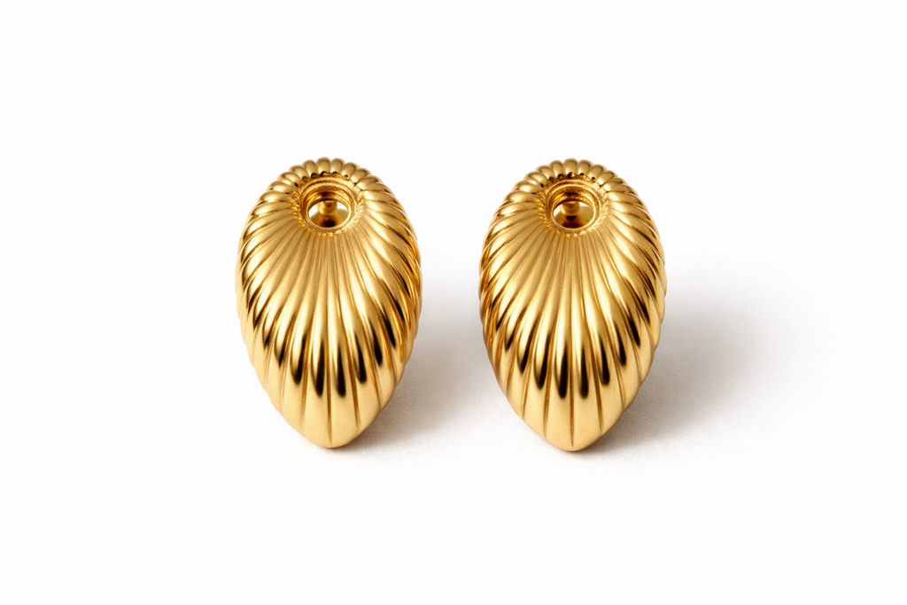 Celeste Radiant Gold Studs