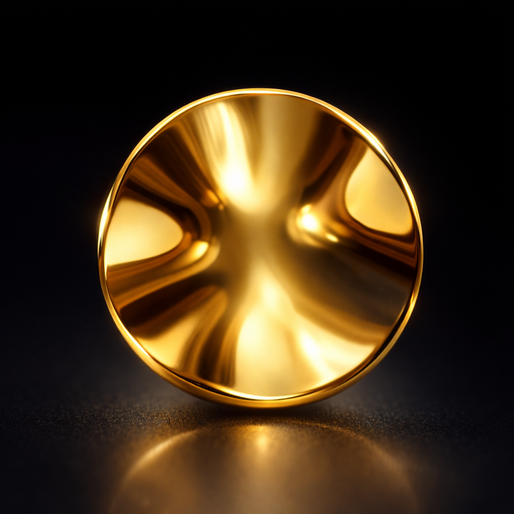 Aura Golden Eclipse Studs