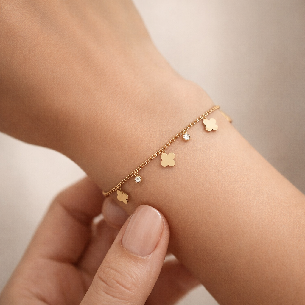 Golden Clover Luxe Bracelet