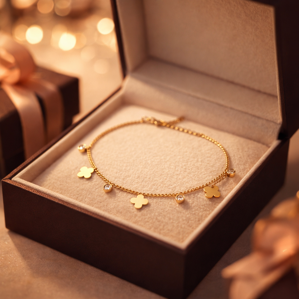 Golden Clover Luxe Bracelet
