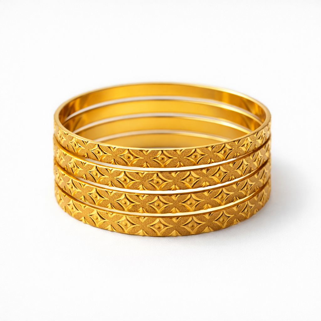 Floral Majesty Royale Bangles