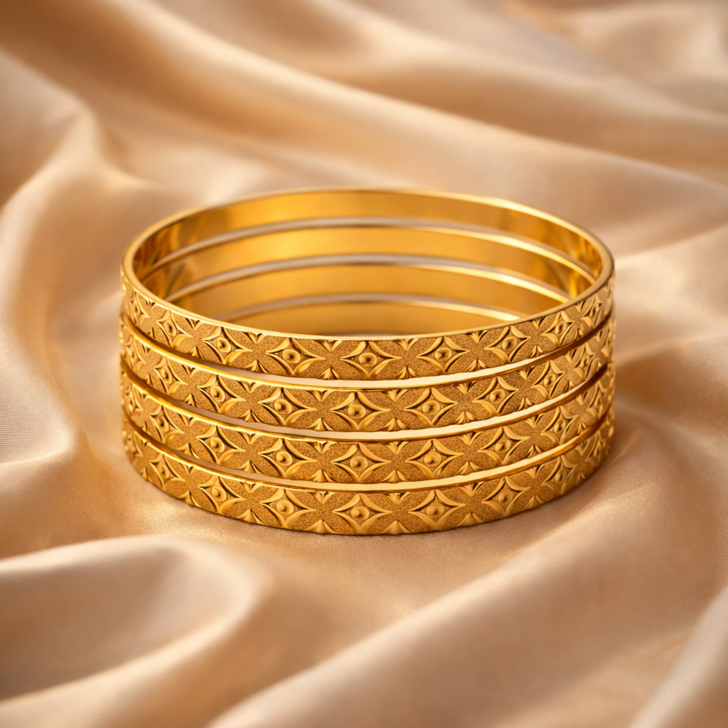 Floral Majesty Royale Bangles