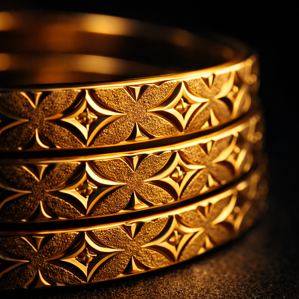 Floral Majesty Royale Bangles
