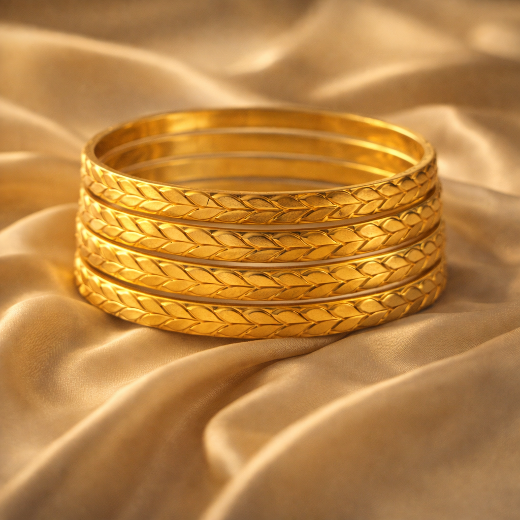 Imperial Leaf Glow Bangles