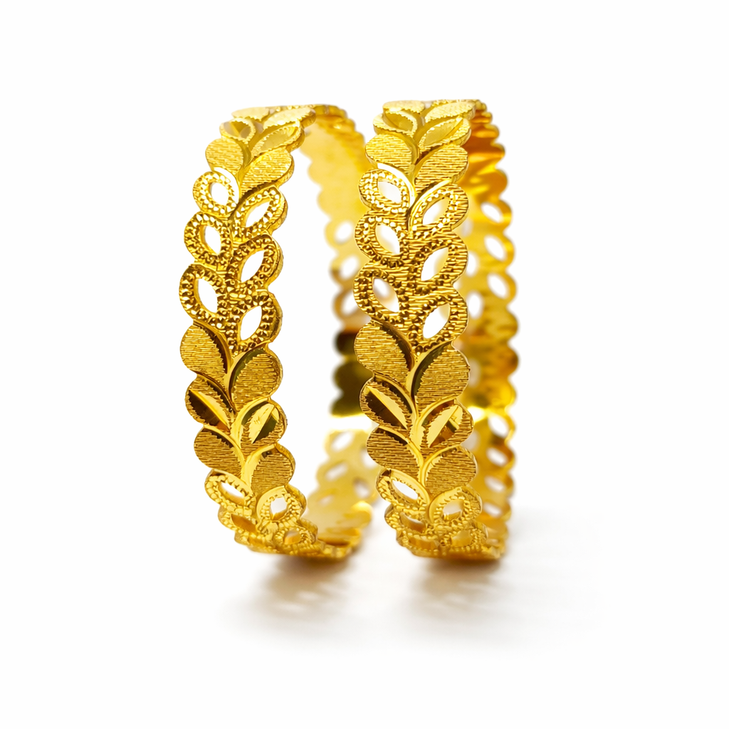Aurelia Royal Vineleaf Bangles