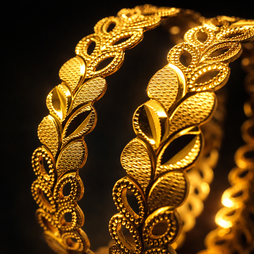 Aurelia Royal Vineleaf Bangles