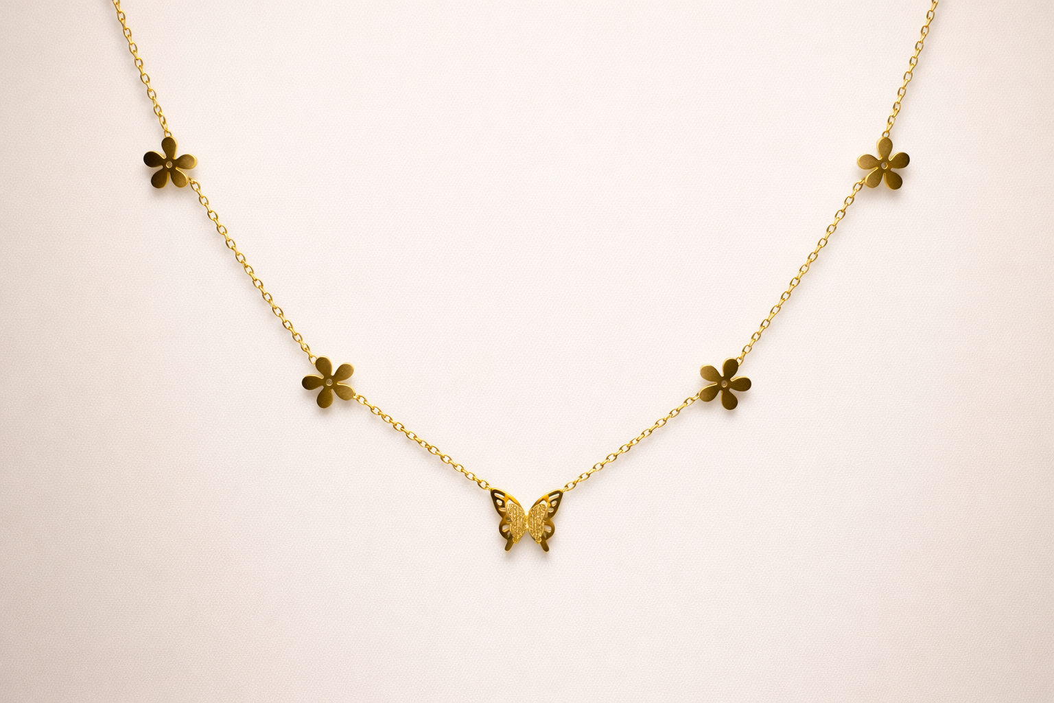 Aurelia Bloom Butterfly Necklace