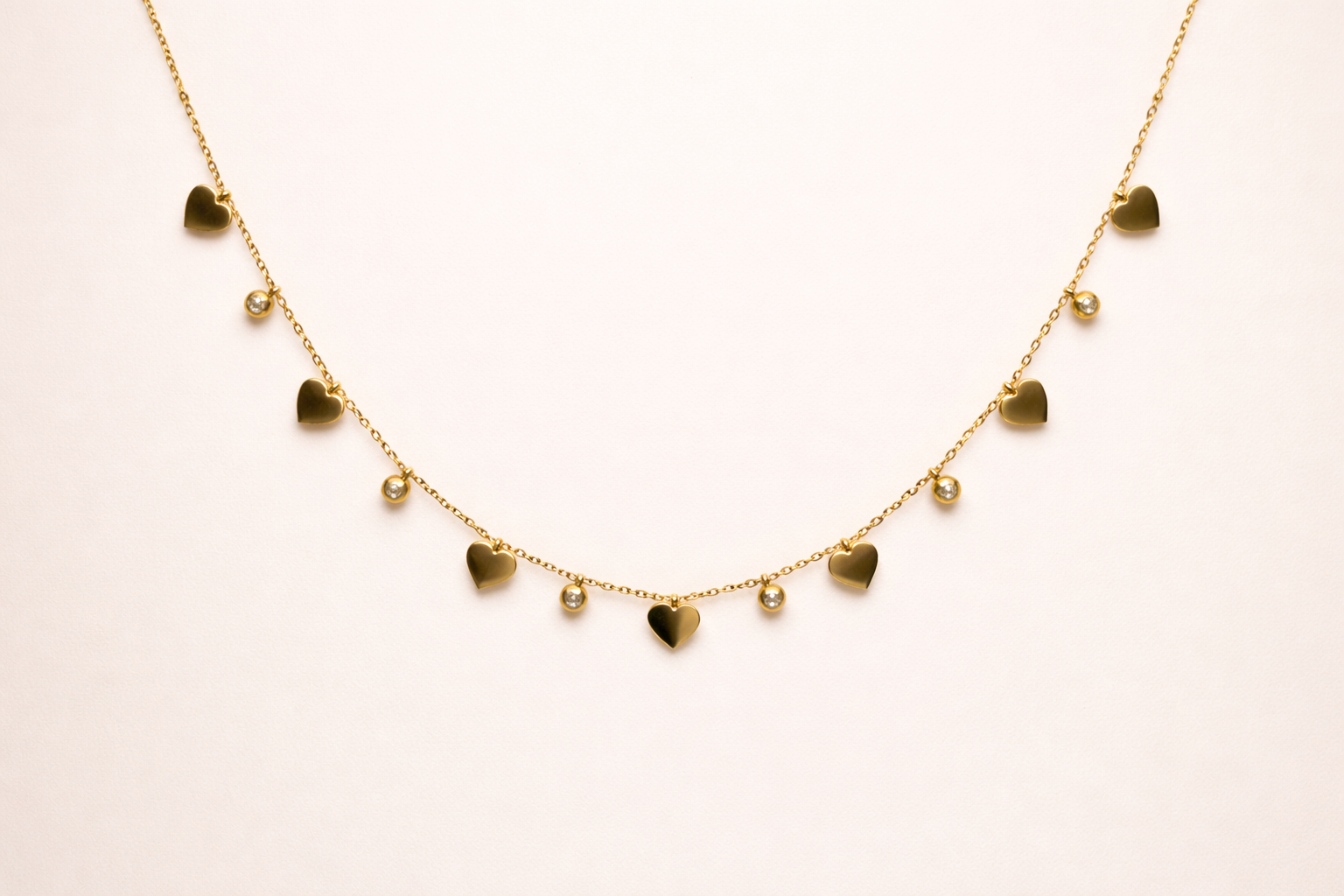 Heartfall Gold Necklace