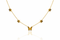 Aurelia Bloom Butterfly Necklace