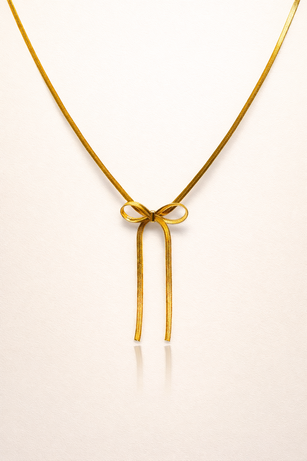 Celeste Ribbon Luxe Necklace