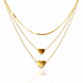 Aurora Twin Heart Luxe Necklace