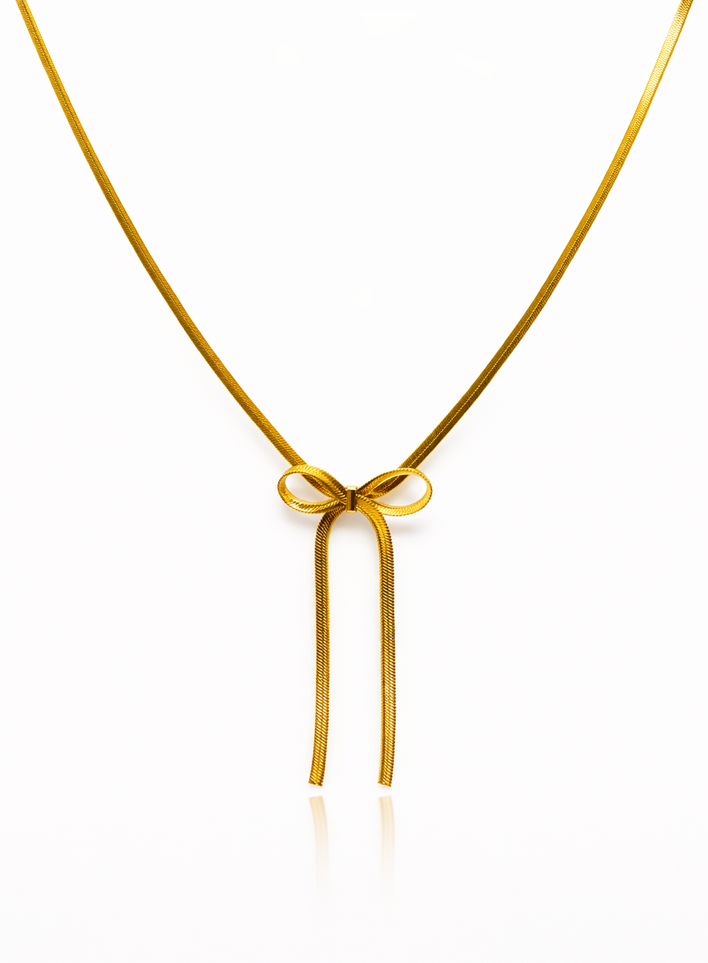 Celeste Ribbon Luxe Necklace