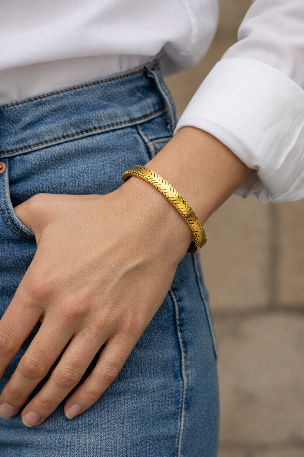 Aurelia Chevron Luxe Bracelet